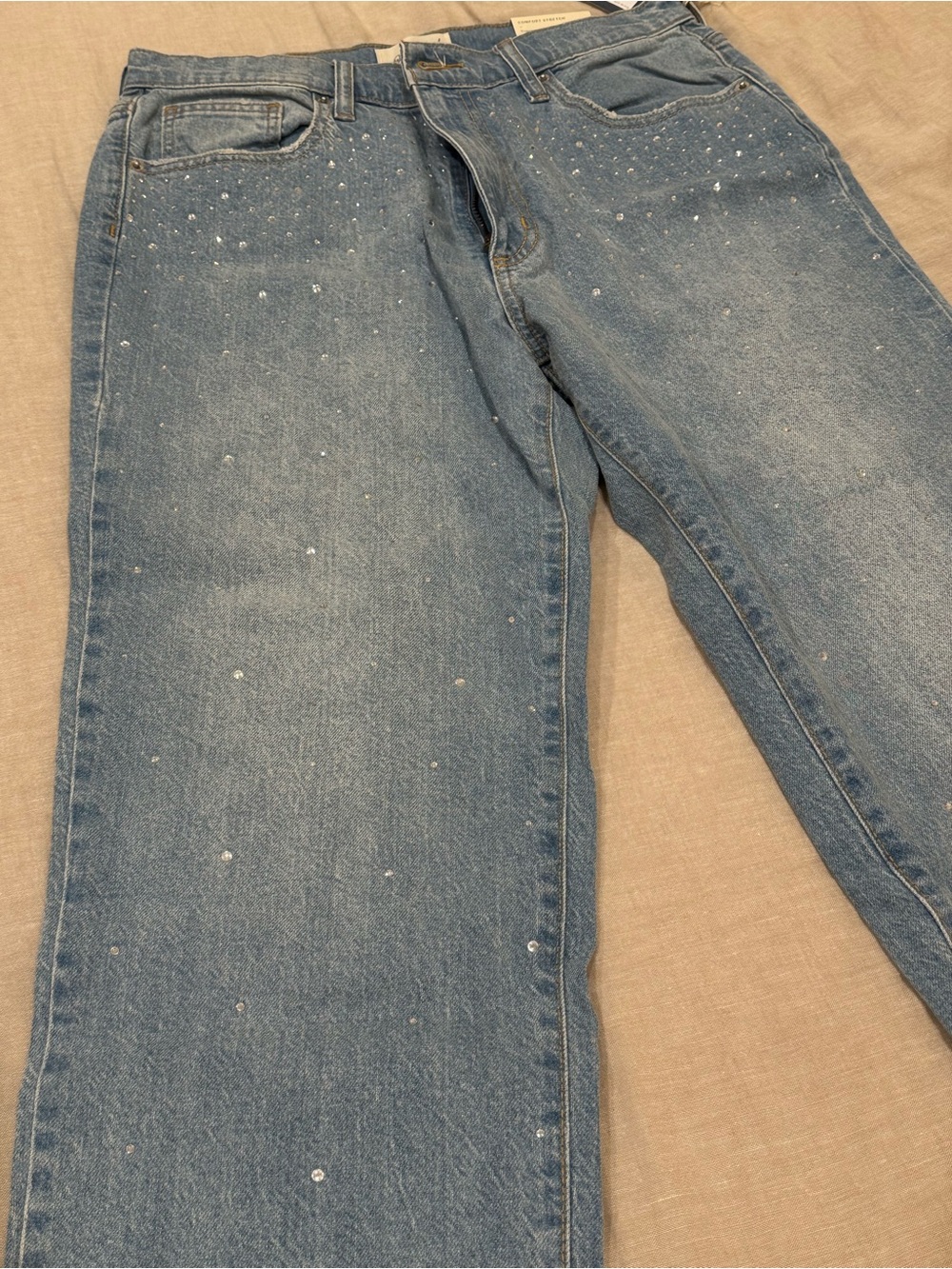 Universal Thread High Rise 90s Straight—Bedazzled - Picture 2 of 4